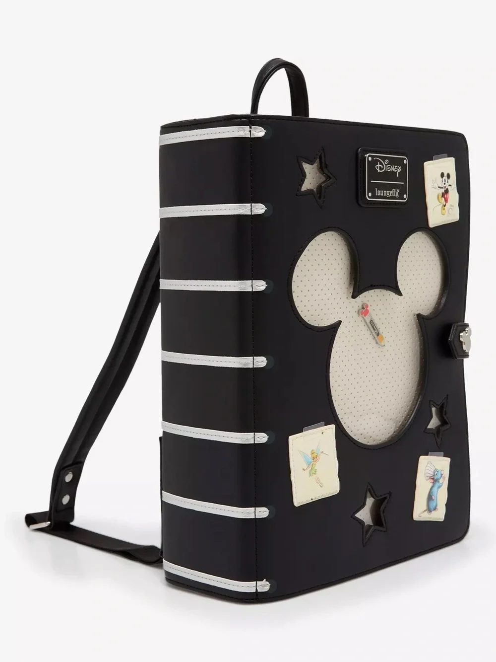 Loungefly Disney 100 Mickey Mouse Sketchbook Set- backpack, wallet and ears